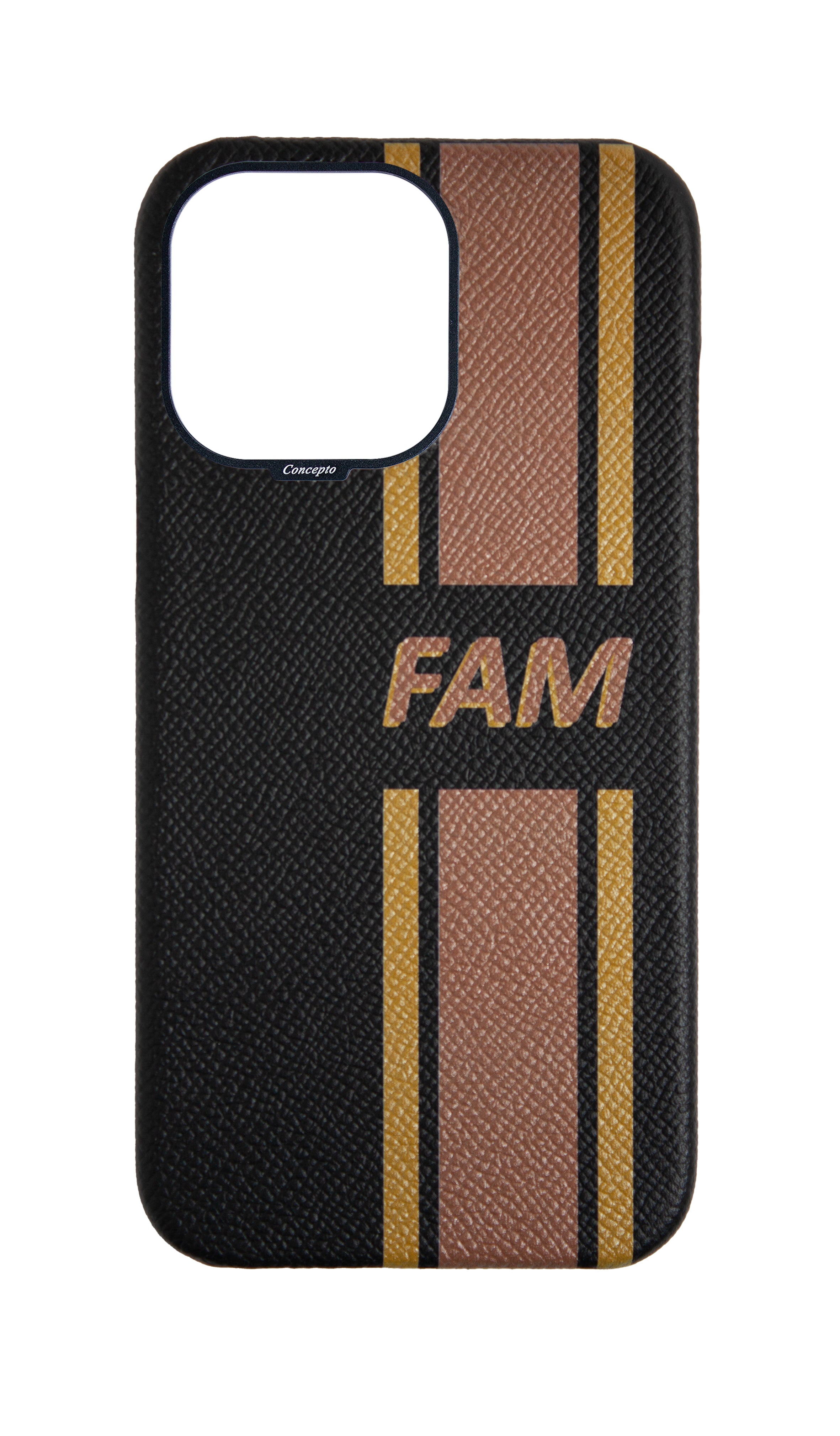 Striped Black Strapless Case