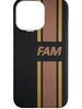 Striped Black Strapless Case