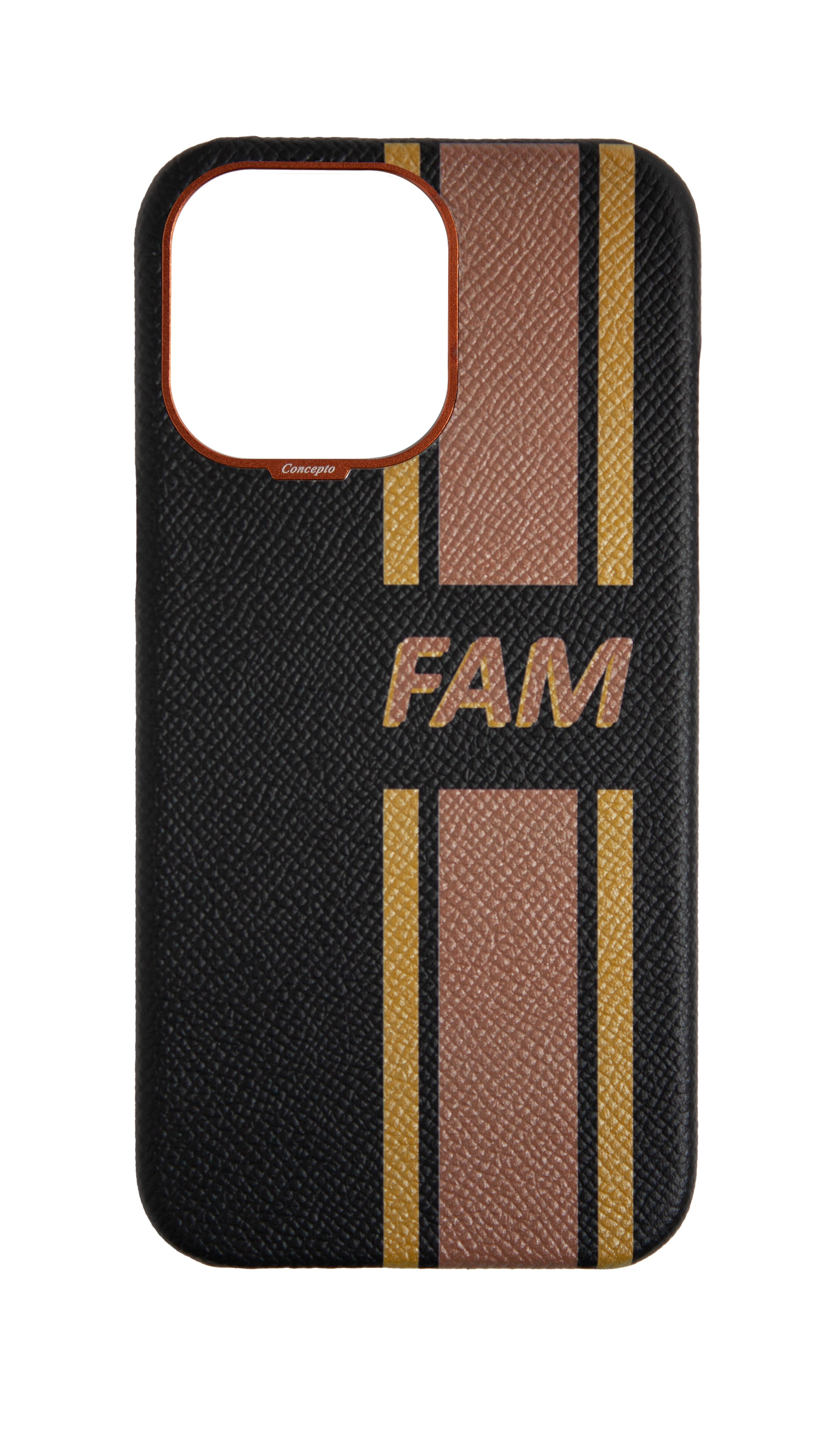 Striped Black Strapless Case