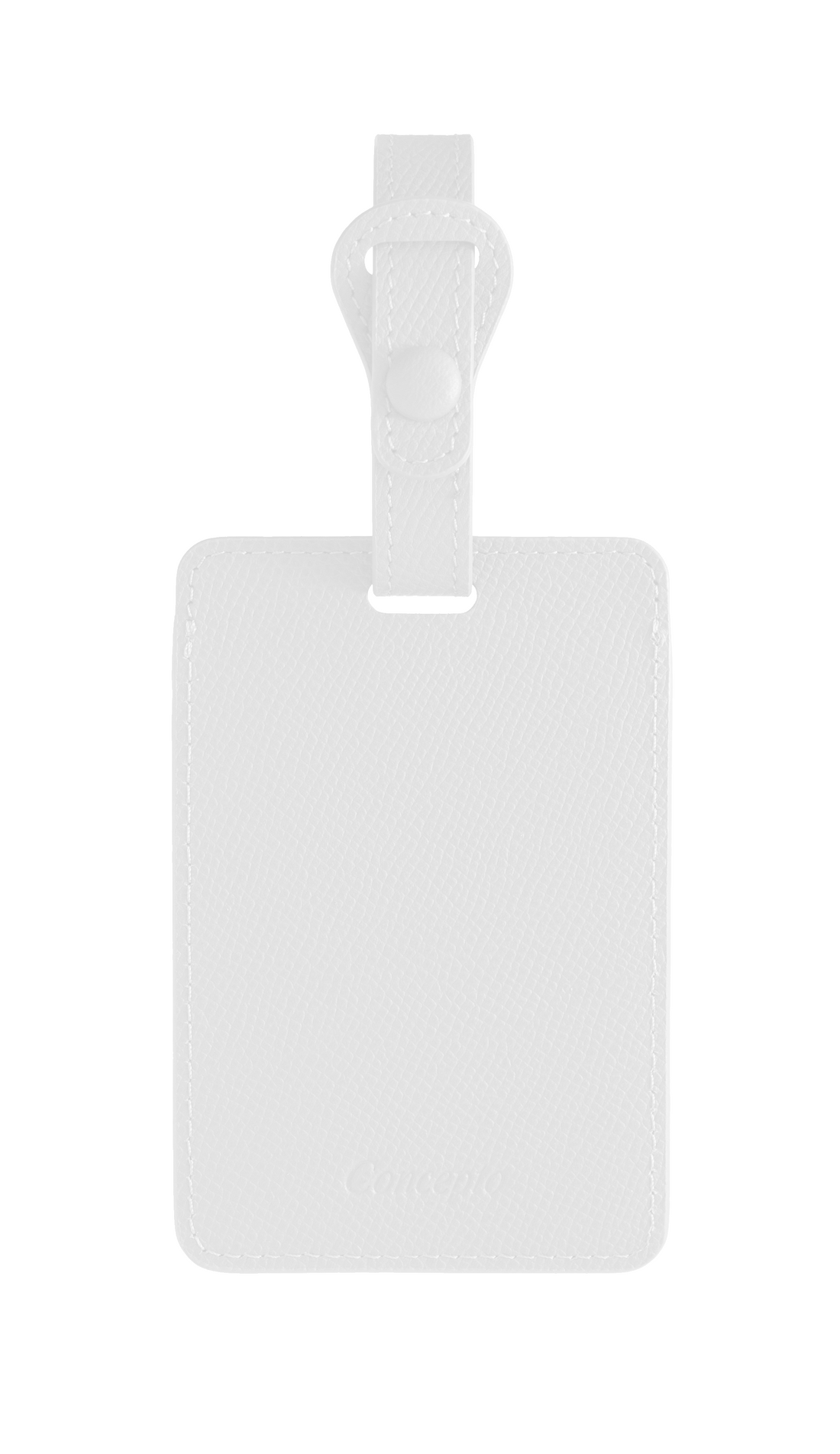 White Luggage Tag