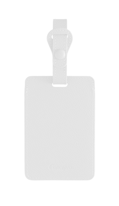 White Luggage Tag