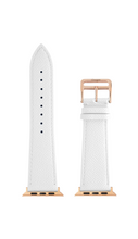 White Epsom Strap