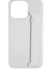 White Epsom Side Strap Case