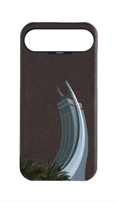 Brown Strapless Epsom Case - Lusail