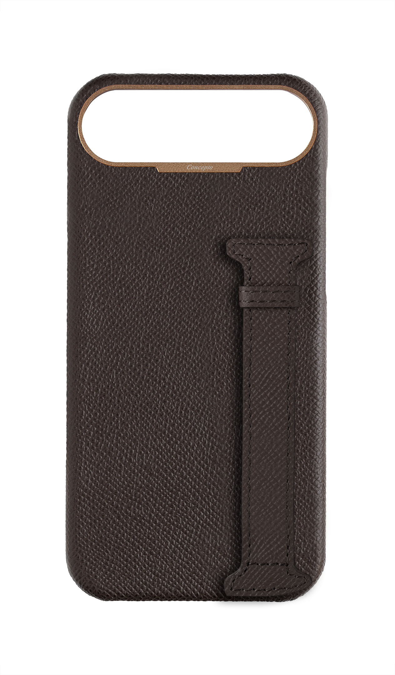 Brown Epsom Side Strap Case