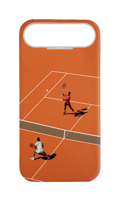Orange Strapless Epsom Case - Tennis