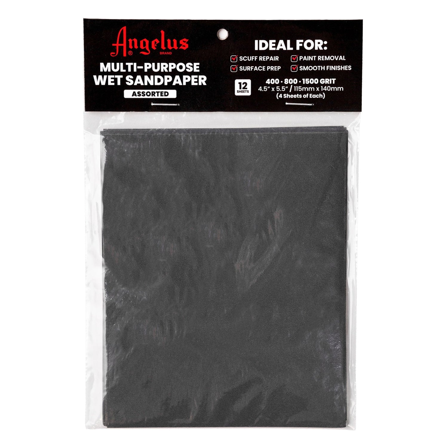 Angelus 4.5"x5.5" Multi-Purpose Wet Sandpaper