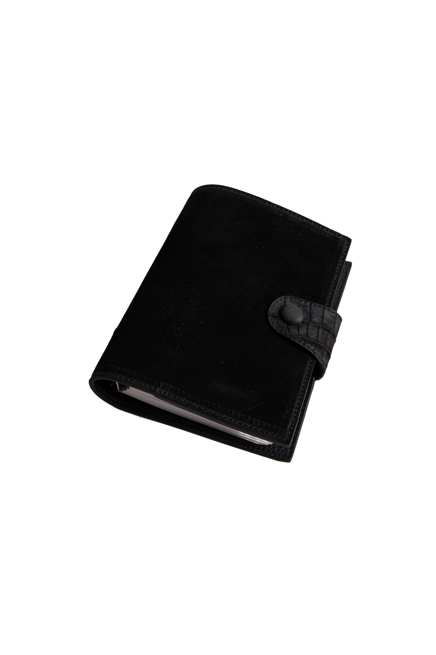 Small Black Suede Notebook