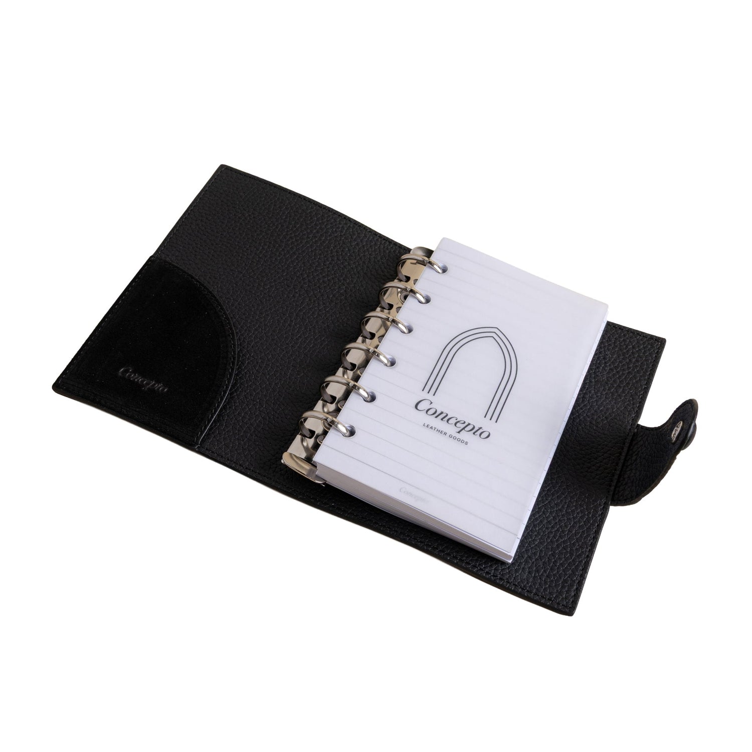 Small Black Suede Notebook