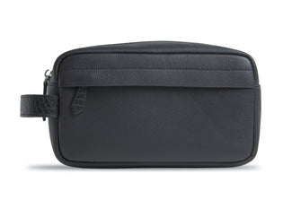 Black Handcrafted Toiletry Pouch