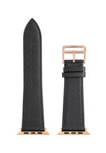 Black Epsom Strap