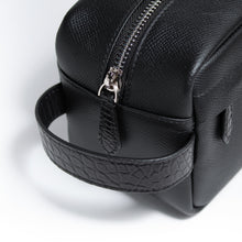 Black Handcrafted Toiletry Pouch