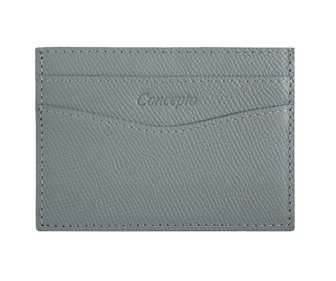 Light Blue Grey Epsom Cardholder