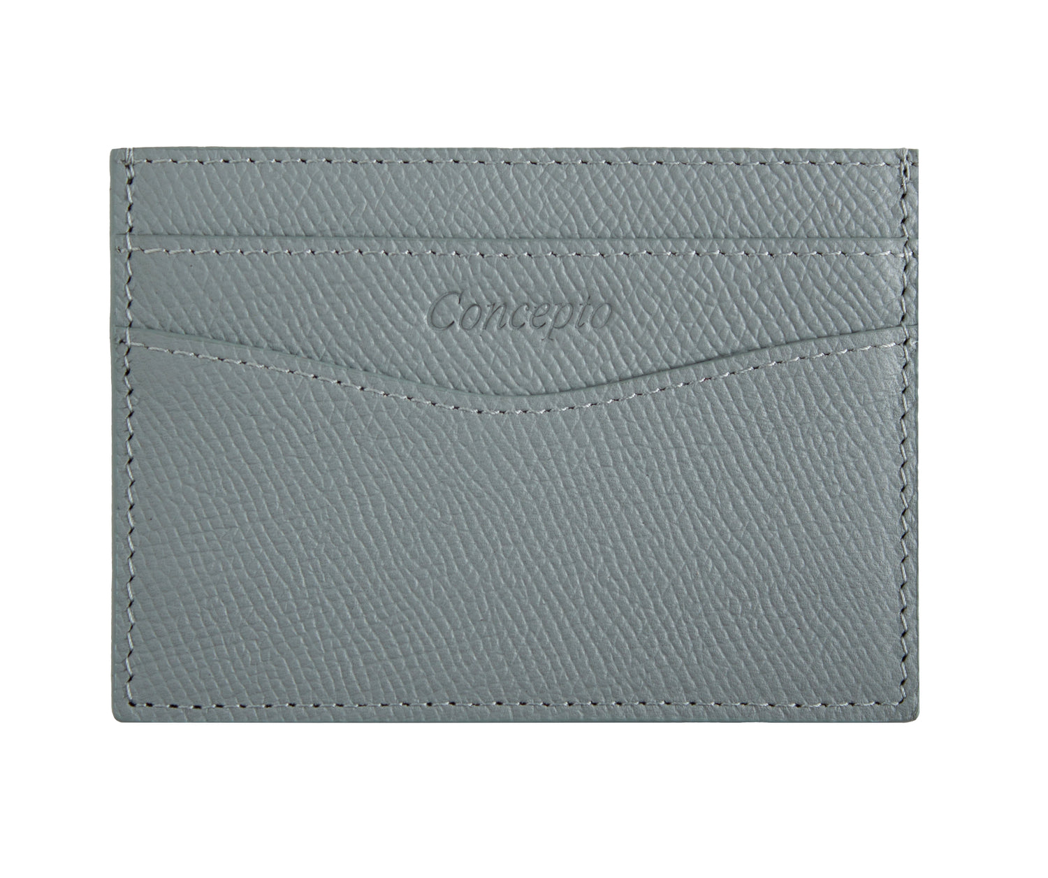 Light Blue Grey Epsom Cardholder