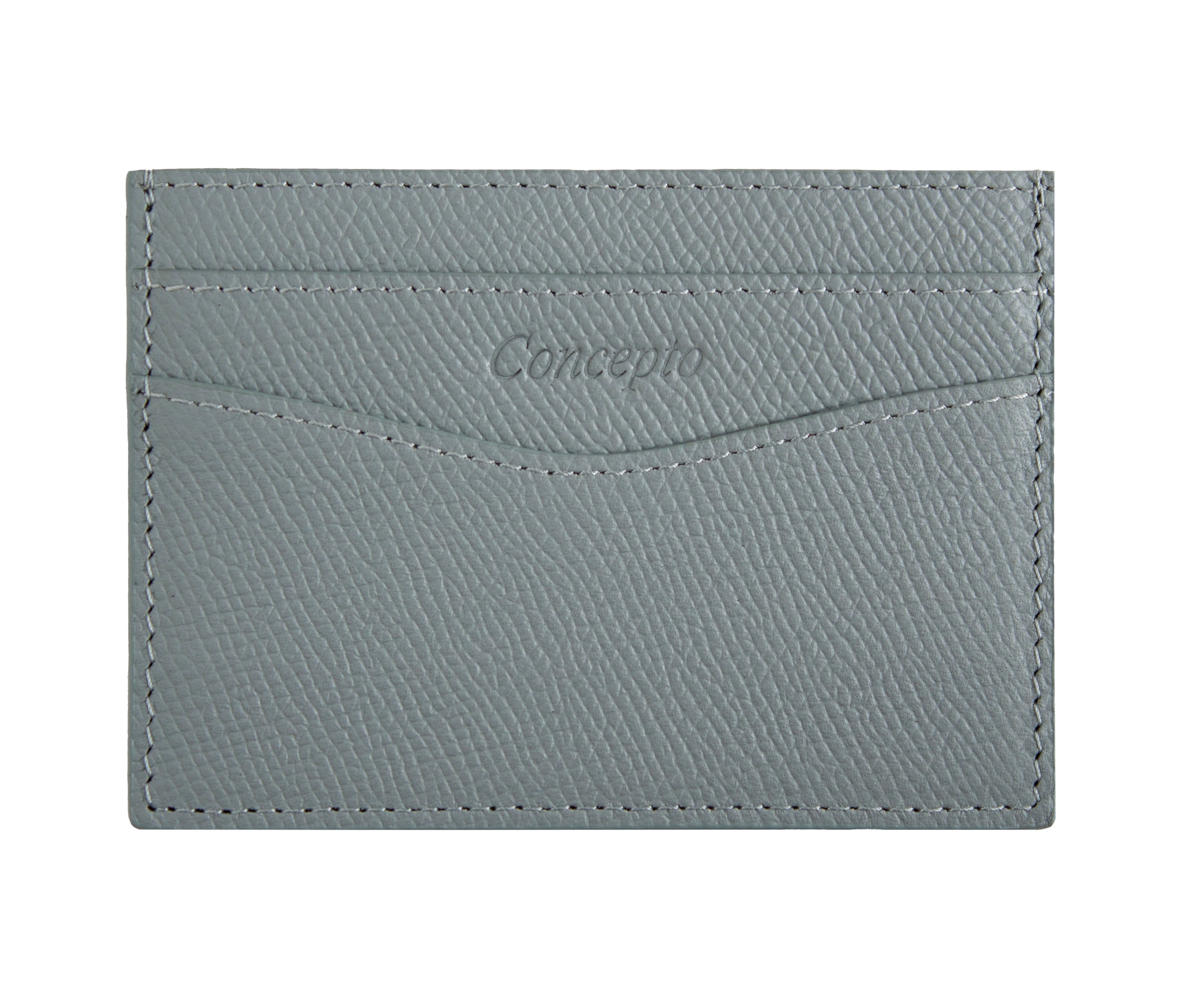 Light Blue Grey Epsom Cardholder