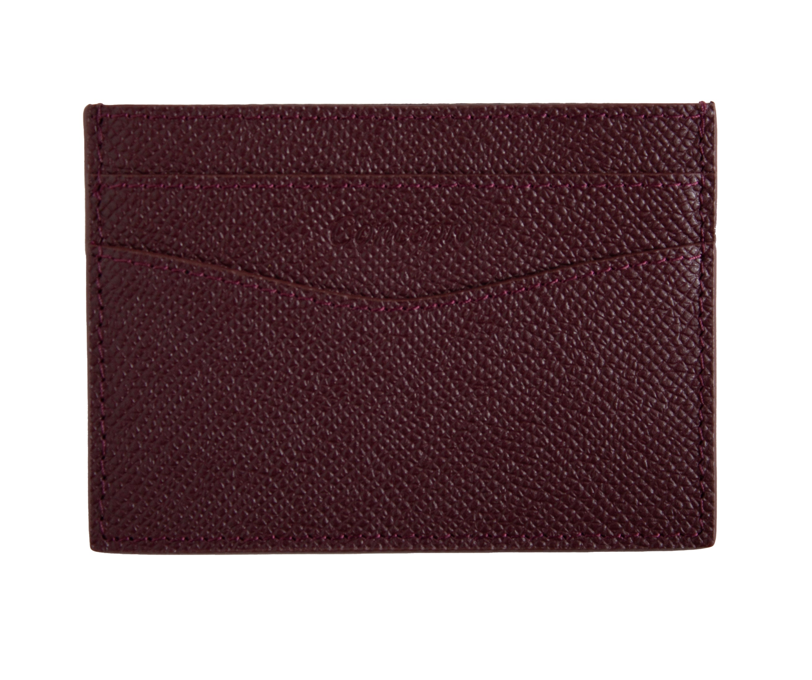 Maroon Epsom Cardholder