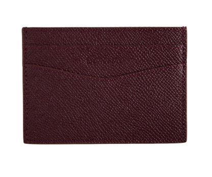 Maroon Epsom Cardholder
