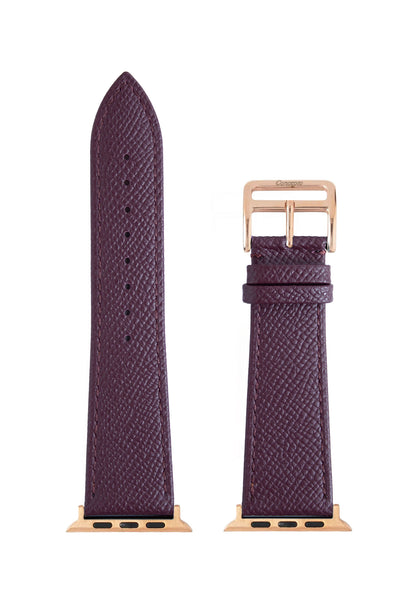 Maroon Epsom Strap