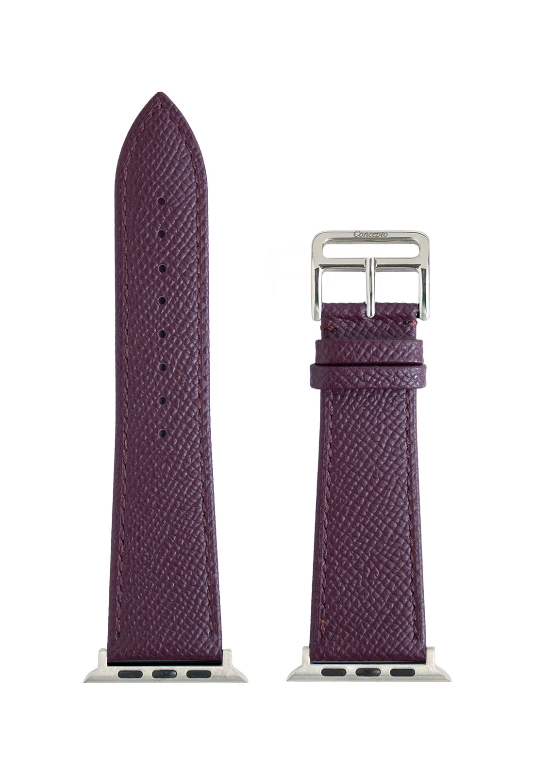 Maroon Epsom Strap