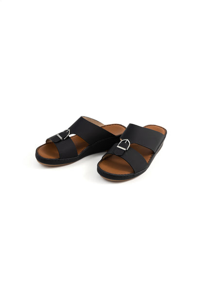 Black Steel Arch Design Sandal