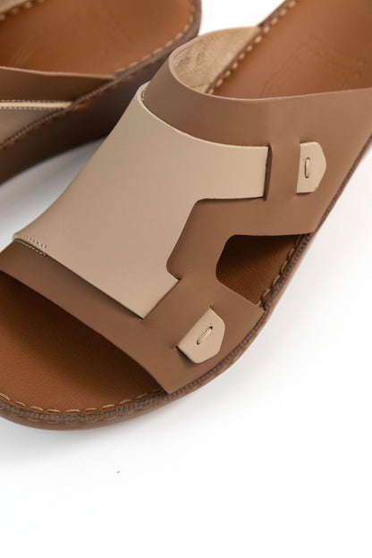 Two Tone Sahara Design Sandal
