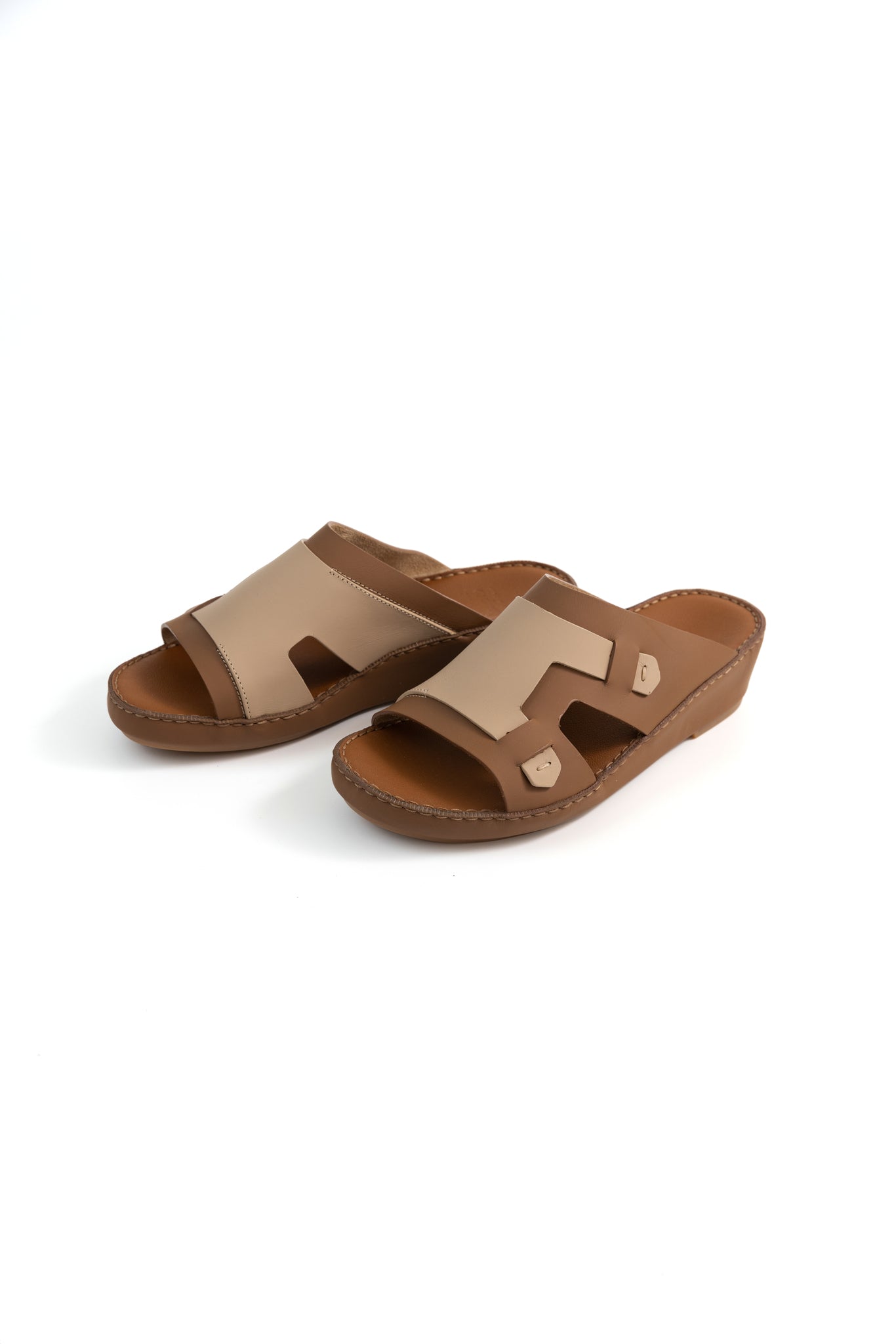 Two Tone Sahara Design Sandal