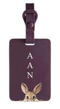 Customize Maroon Luggage Tag