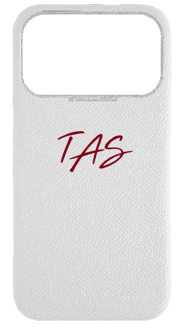 Customized White Epsom Strapless Case