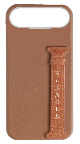 Customized Soft Pink Exotic Crocodile Side Strap Case