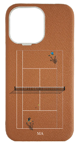Customized Tan Strapless Case 
                 Tennis