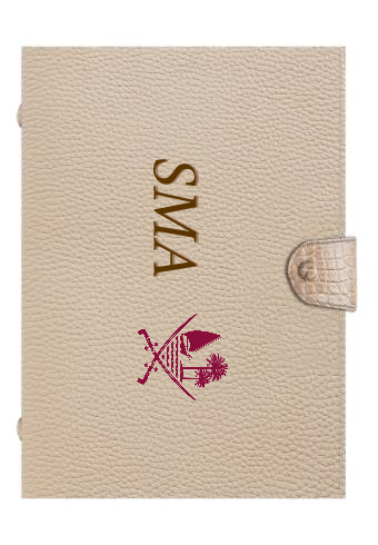 Customized Vanilla / Tan Notebook