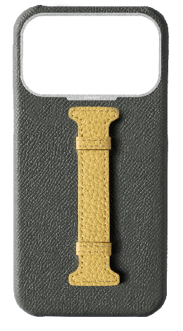 Customized Grey / Yellow Limited Edition Middle Strap Case