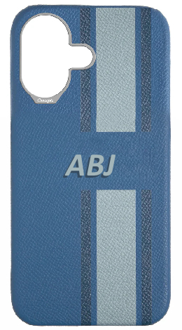 Customized Striped Blue Strapless Case