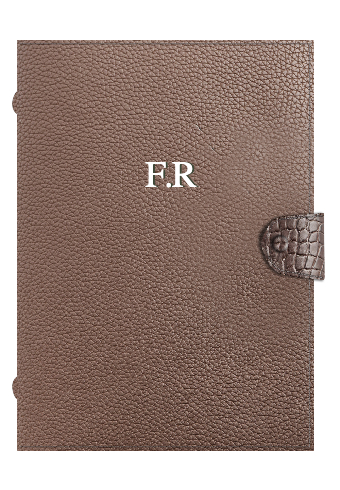 Customized Brown Notebook