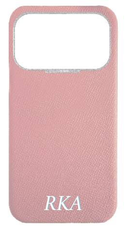 Customized Blush Pink Strapless Epsom Case