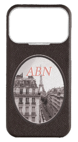 Customized Brown Strapless Epsom Case 
                 Paris