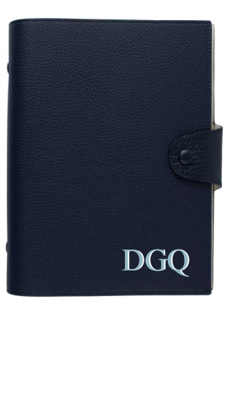 Customized Navy / White Notebook