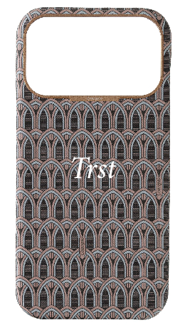 Customized Cream Monogram Strapless Epsom Case