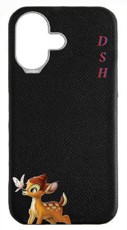 Customized Black Strapless Epsom Case