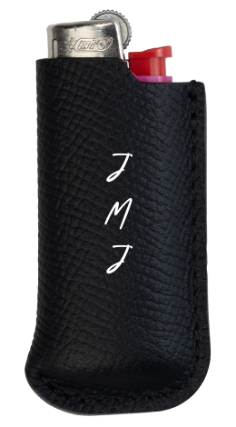Customized Black Bic Lighter Sleeve