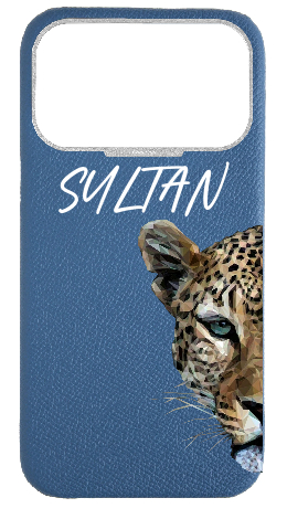 Customized Blue Strapless Epsom Case
