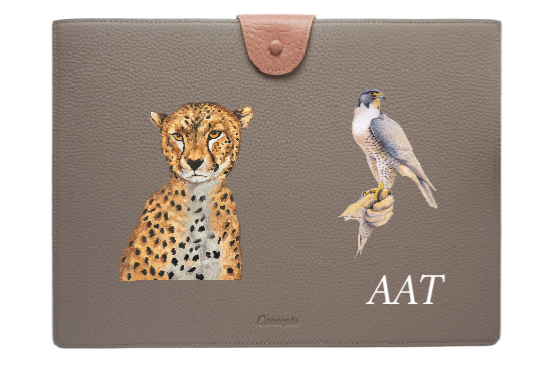 Customized Tan / Salmon Folder