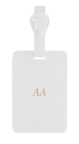 Customized White Luggage Tag