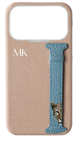 Customized Beige / Slate Limited Edition Side Strap Case