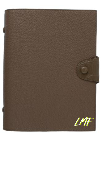 Customized Dark Taupe / Ash Notebook