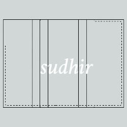 Customized Bespoke Modern Bifold Wallet