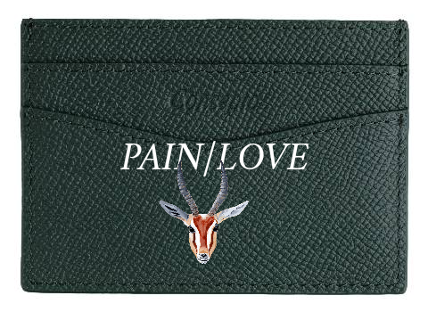 Customized Green Epsom Cardholder