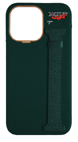 Customized Green Epsom Side Strap Case