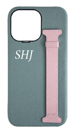 Customized Baby Blue / Pink Limited Edition Side Strap Case