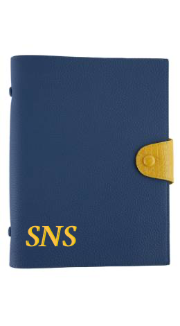 Customized Blue / Yellow Notebook